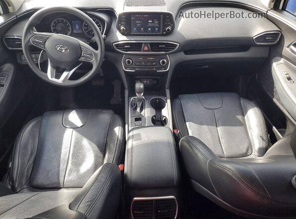 5NMS2CAD9KH096526 2019 HYUNDAI SANTA Белый Вид панели приборов