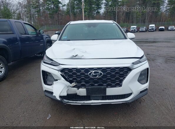 5NMS2CADXLH290192 2020 HYUNDAI SANTA FE White Rear interior view