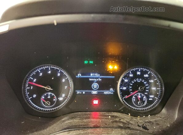 5NMS2DA19PH501187 2023 HYUNDAI SANTA FE HYBRID BLUE Gray Instrument cluster view