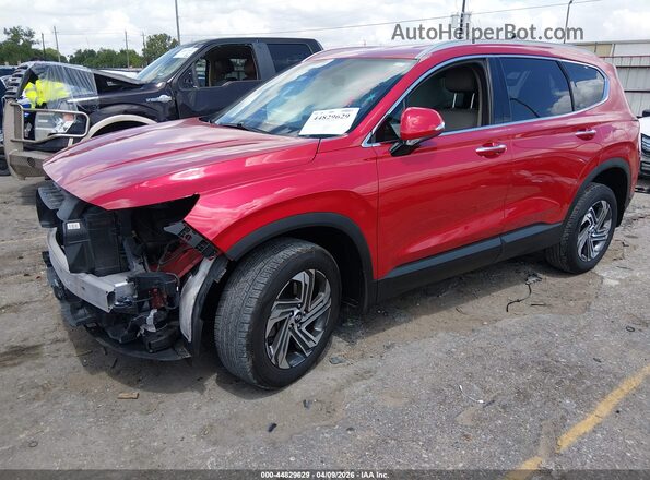 5NMS2DAJ2PH533947 2023 HYUNDAI SANTA FE Red Առջևի ձախ երեք քառորդ տեսարան
