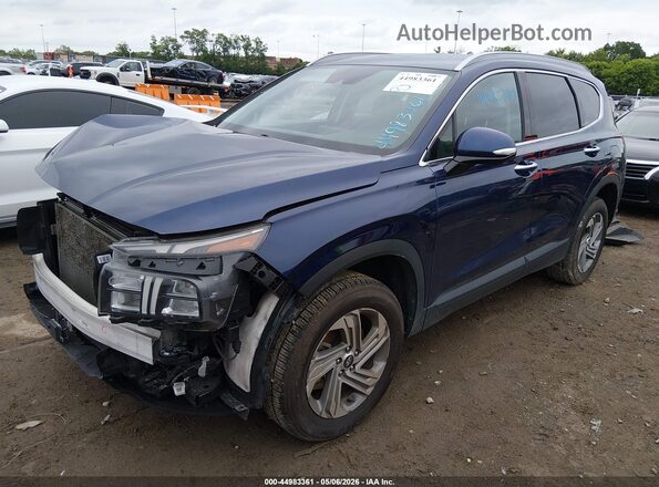 5NMS2DAJ5PH542285 2023 HYUNDAI SANTA FE Blue Առջևի ձախ երեք քառորդ տեսարան