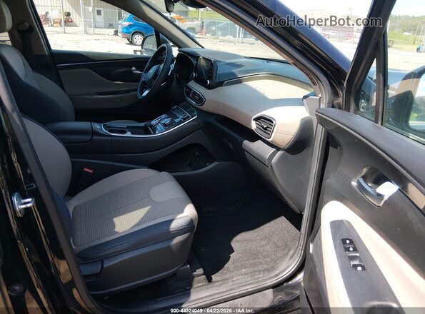 5NMS2DAJ6NH393138 2022 HYUNDAI SANTA FE Black Vista interior delantera