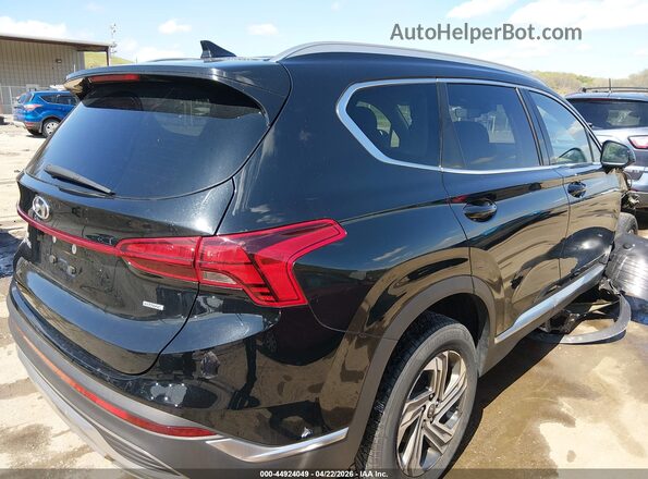 5NMS2DAJ6NH393138 2022 HYUNDAI SANTA FE Black Trasero derecho