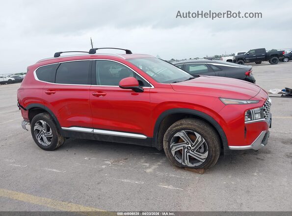 5NMS2DAJ8NH406486 2022 HYUNDAI SANTA FE Red 360 interior view