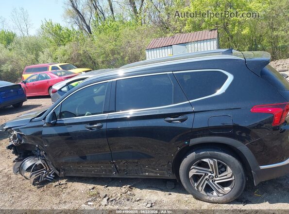 5NMS2DAJ9NH454028 2022 HYUNDAI SANTA FE Black Սալոնի 360 աստիճան տեսք