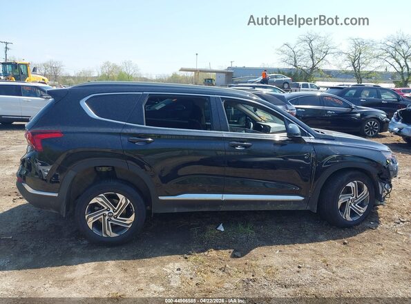 5NMS2DAJ9NH454028 2022 HYUNDAI SANTA FE Black Սալոնի հետևի տեսք