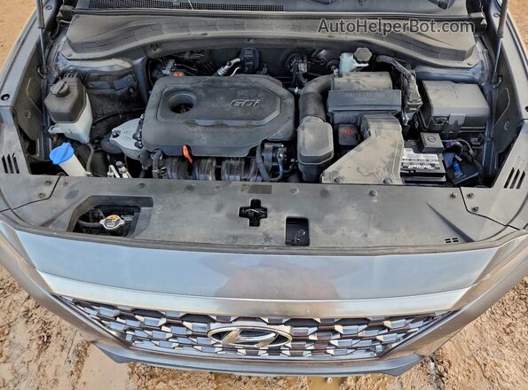 5NMS33AD0LH168440 2020 HYUNDAI SANTA Gray Widok komory silnika