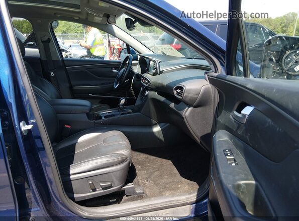 5NMS33AD3LH253384 2020 HYUNDAI SANTA FE Синий Вид салона спереди