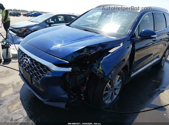 5NMS33AD3LH253384 2020 HYUNDAI SANTA FE Синий Вид спереди