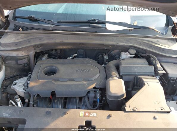 5NMS33AD4LH200239 2020 HYUNDAI SANTA FE Gray უკანა ხედი