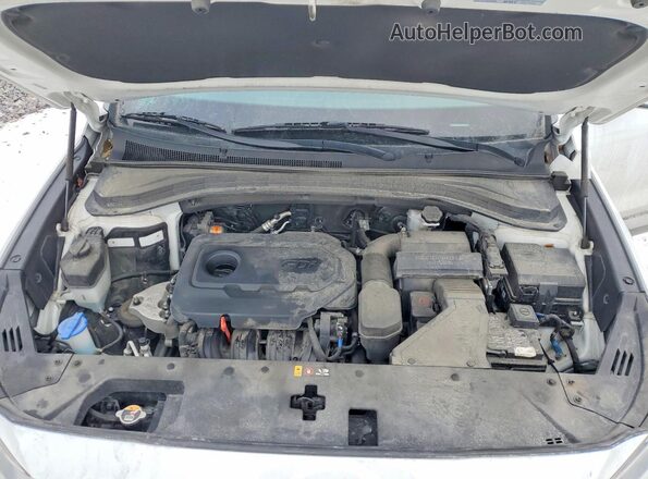 5NMS33AD4LH273577 2020 HYUNDAI SANTA White Vista del compartimento del motor