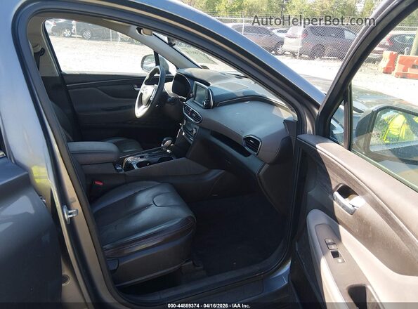 5NMS33AD5KH131236 2019 HYUNDAI SANTA FE Gray წინა სალონის ხედი