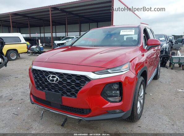5NMS33AD5LH145154 2020 HYUNDAI SANTA FE Красный Передняя левая четверть