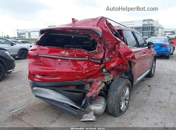 5NMS33AD5LH145154 2020 HYUNDAI SANTA FE Красный Задняя правая четверть