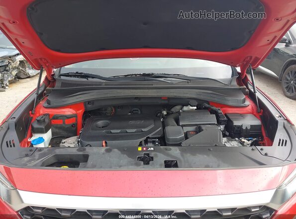 5NMS33AD5LH145154 2020 HYUNDAI SANTA FE Красный Вид сзади