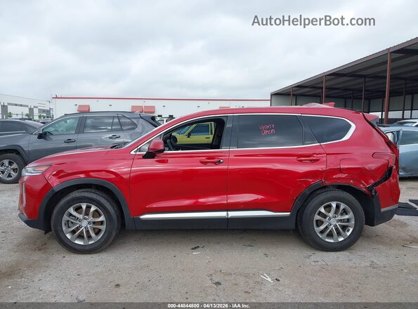 5NMS33AD5LH145154 2020 HYUNDAI SANTA FE Красный Вид задней части салона
