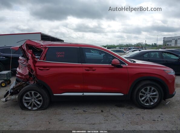 5NMS33AD5LH145154 2020 HYUNDAI SANTA FE Красный Вид щитка приборов