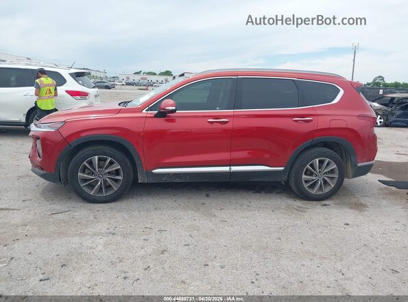 5NMS33ADXLH179946 2020 HYUNDAI SANTA FE Red Widok wnętrza 360 stopni