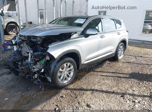 5NMS3CAD1KH002863 2019 HYUNDAI SANTA FE Silver Vista tres cuartos delantera izquierda