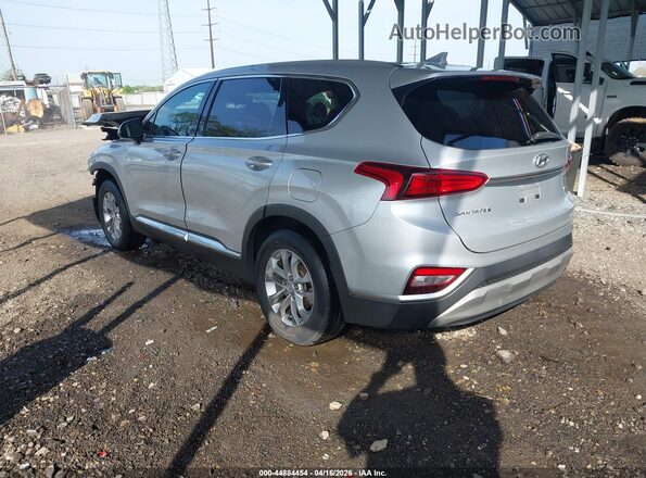 5NMS3CAD1KH002863 2019 HYUNDAI SANTA FE Silver Trasero izquierdo