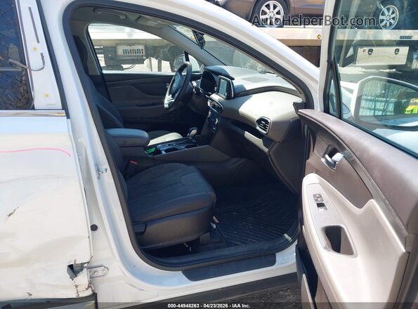 5NMS3CAD2LH236303 2020 HYUNDAI SANTA FE White წინა სალონის ხედი