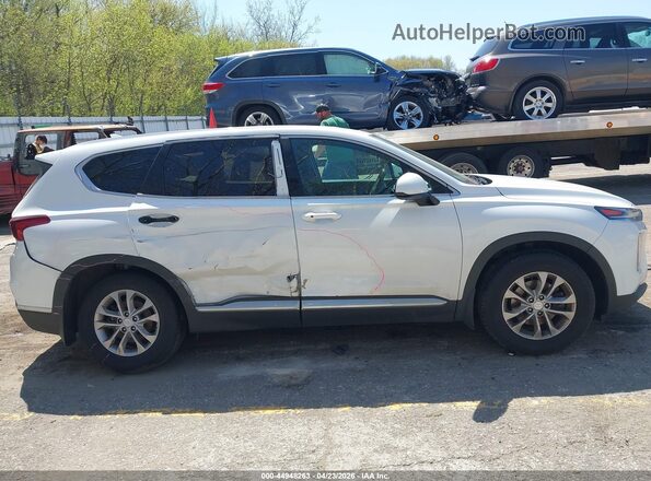 5NMS3CAD2LH236303 2020 HYUNDAI SANTA FE White უკანა სალონის ხედი