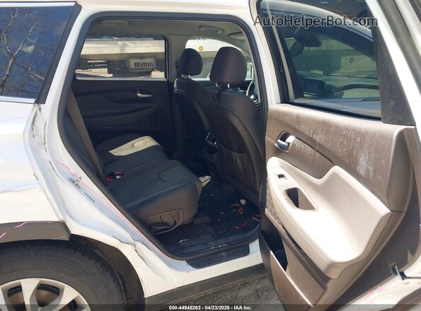5NMS3CAD2LH236303 2020 HYUNDAI SANTA FE White VIN კოდის სტიკერის ხედი