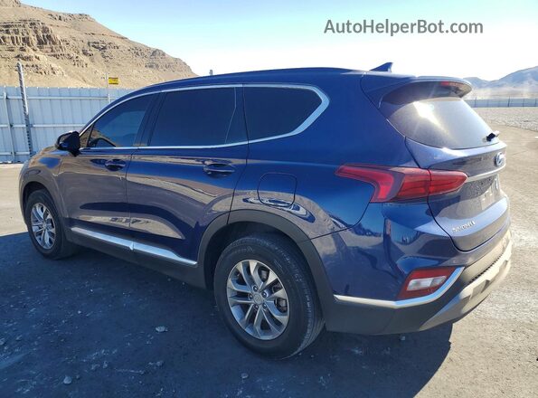 5NMS3CAD3KH023231 2019 HYUNDAI SANTA Blue Задня ліва чверть