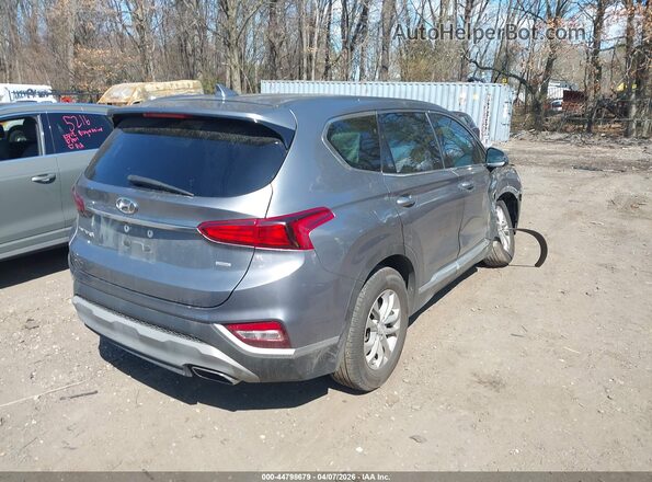 5NMS3CAD3KH099256 2019 HYUNDAI SANTA FE Silver უკანა მარჯვენა