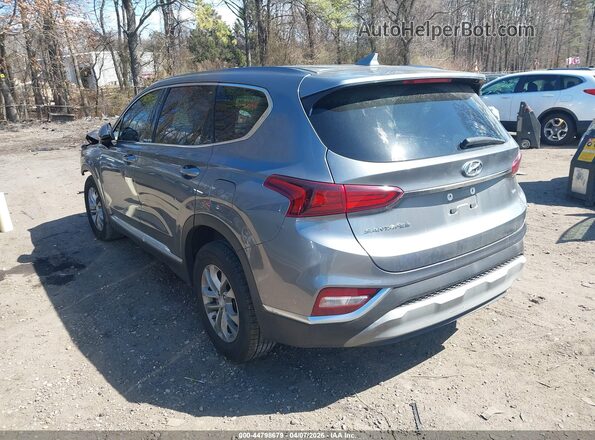 5NMS3CAD3KH099256 2019 HYUNDAI SANTA FE Silver უკანა მარცხენა