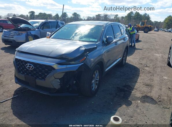 5NMS3CAD3KH099256 2019 HYUNDAI SANTA FE Silver წინა მარცხენა ხედი სამი მეოთხედიდან