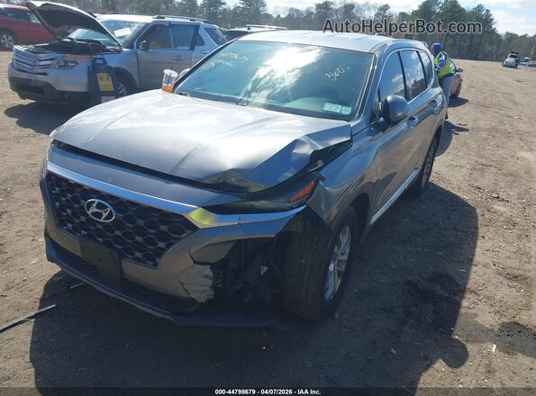 5NMS3CAD3KH099256 2019 HYUNDAI SANTA FE Silver წინა ხედი