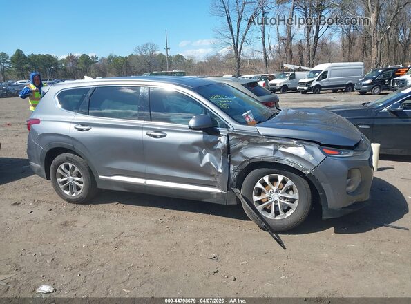 5NMS3CAD3KH099256 2019 HYUNDAI SANTA FE Silver უკანა სალონის ხედი