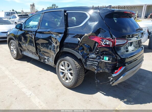 5NMS3CAD3LH277247 2020 HYUNDAI SANTA FE Black Հետևի ձախ