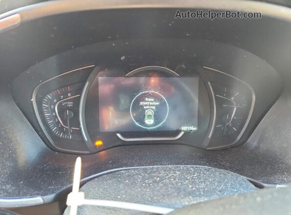 5NMS3CAD4LH214934 2020 HYUNDAI SANTA Silver Вид щитка приладів