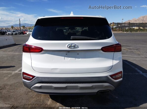 5NMS3CAD8LH236483 2020 HYUNDAI SANTA FE White 