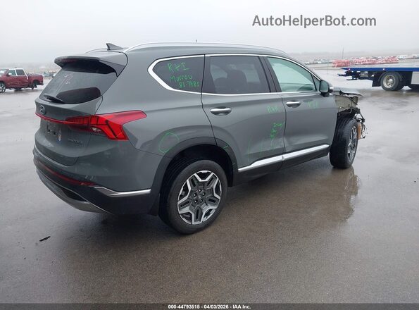 5NMS3DA16PH012274 2023 HYUNDAI SANTA FE HYBRID Gray უკანა მარჯვენა