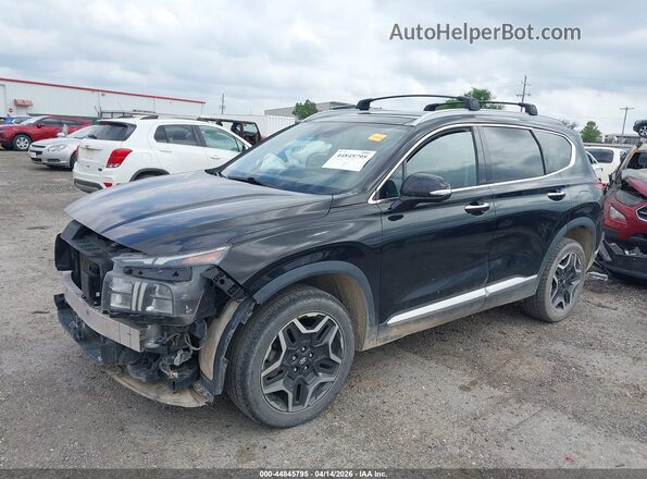 5NMS3DA18PH002250 2023 HYUNDAI SANTA FE HYBRID Black Front left