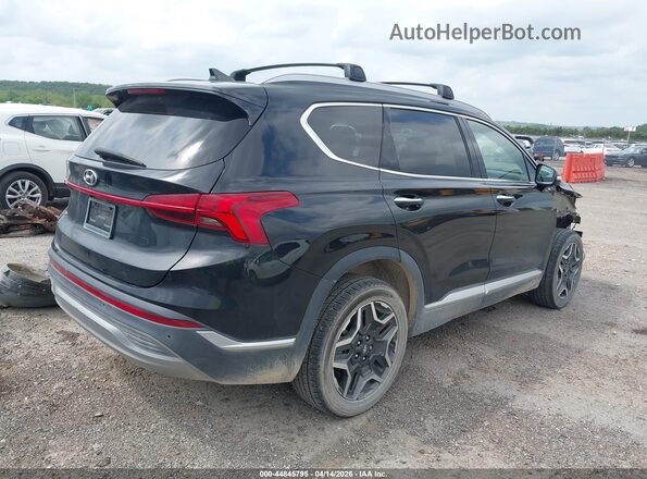 5NMS3DA18PH002250 2023 HYUNDAI SANTA FE HYBRID Black Rear right