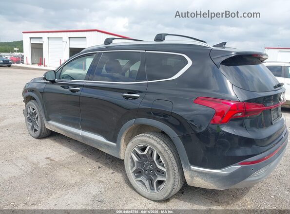 5NMS3DA18PH002250 2023 HYUNDAI SANTA FE HYBRID Black Rear left