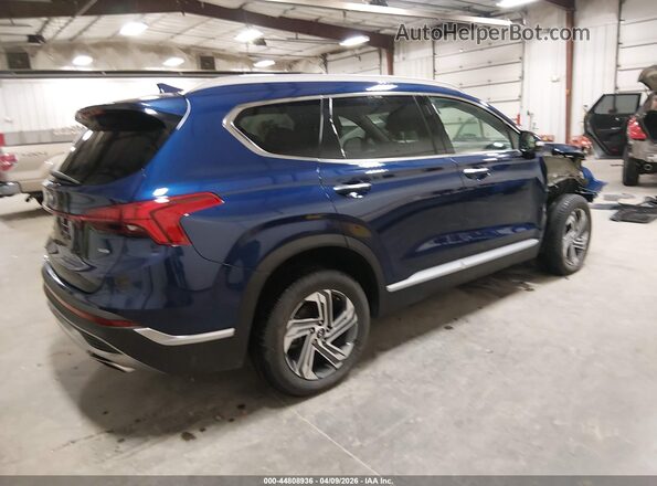 5NMS3DAJ3MH357824 2021 HYUNDAI SANTA FE Blue Հետևի աջ