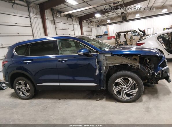 5NMS3DAJ3MH357824 2021 HYUNDAI SANTA FE Blue Սալոնի 360 աստիճան տեսք