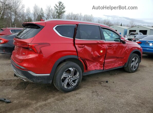 5NMS3DAJ4NH432130 2022 HYUNDAI SANTA Red Trasero derecho