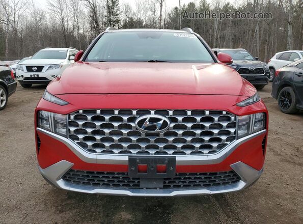 5NMS3DAJ4NH432130 2022 HYUNDAI SANTA Red Vista frontal