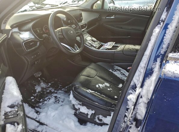 5NMS3DAJXNH395648 2022 HYUNDAI SANTA Blue Вид салону спереду