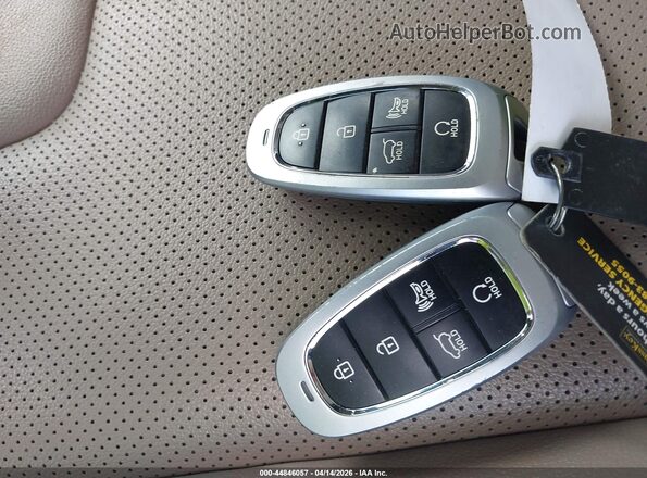 5NMS3DAJXPH590099 2023 HYUNDAI SANTA FE White Dashboard view
