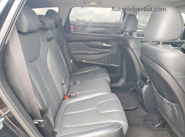 5NMS44AL1MH314548 2021 HYUNDAI SANTA Black Вид задньої частини салону