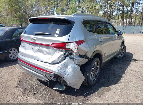 5NMS44AL3MH371768 2021 HYUNDAI SANTA FE Light Blue Rear right