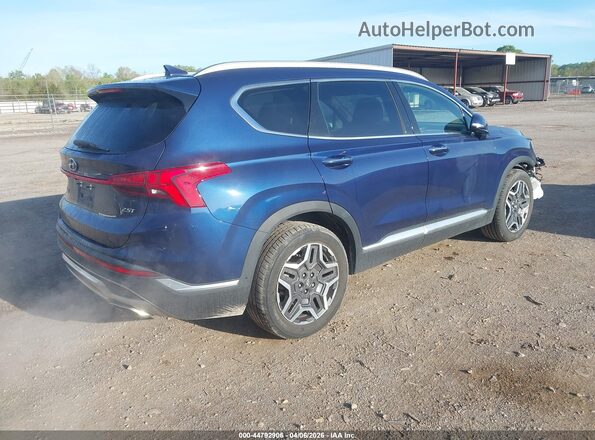 5NMS44AL4MH368054 2021 HYUNDAI SANTA FE Blue 