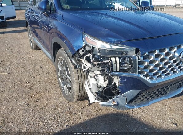 5NMS44AL4MH368054 2021 HYUNDAI SANTA FE Blue 